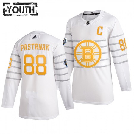 Boston Bruins David Pastrnak 88 Wit Adidas 2020 NHL All-Star Authentic Shirt - Kinderen